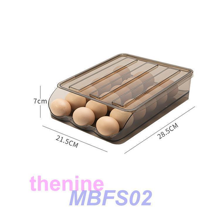 卵収納ボックス 冷蔵庫用 蓋付き 自動出る 大容量 玉子ケース 区分保管 おしゃれ 取り出し便利 食品保存容器 キッチン｜thekim｜05