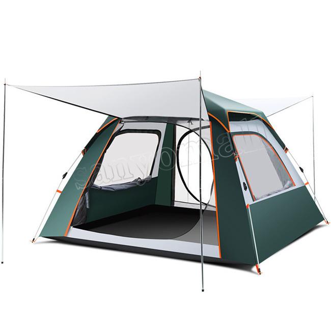 未使用品】 色：新緑色 Haibei テント ワンタッチテント キャンプ
