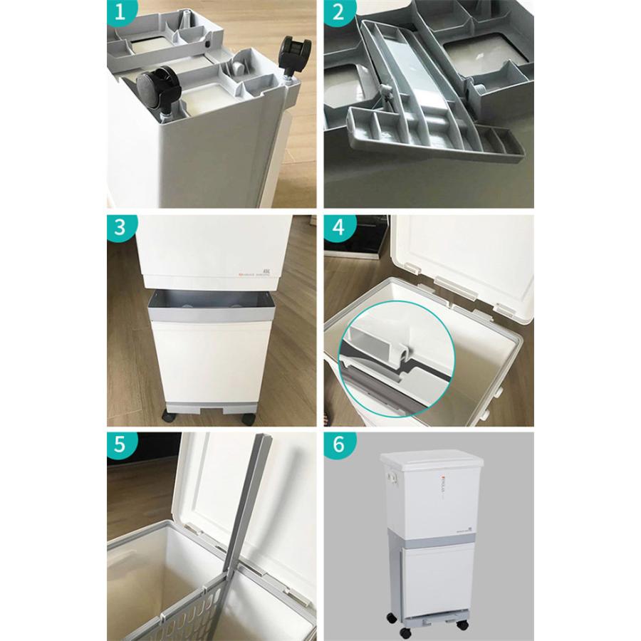 ゴミ箱 収納ボックス 4分別 45 60l ダストボックス おしゃれ キッチン ごみ箱 分別 スリム Ljtytyt The Kim 通販 Yahoo ショッピング