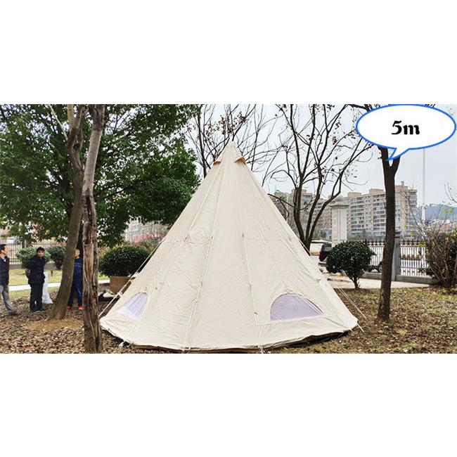 即納特典付き ワンポールテント コットンテント ポリコットン キャンプテントtc素材 四季適用 5 8人 簡単設営 撥水 通気 遮光 焚火 キャンプ用 1本 好評 Zoetalentsolutions Com