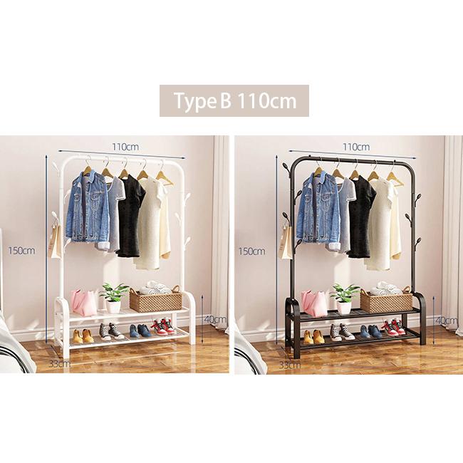 ハンガーラック パイプハンガー 2段 3段 おしゃれ コートハンガー 洋服掛け 衣類収納 整理 洋服掛 大容量 収納 棚 ラック 服かけスタンド 玄関 スリム お引越し Xmhang02b The Kim 通販 Yahoo ショッピング