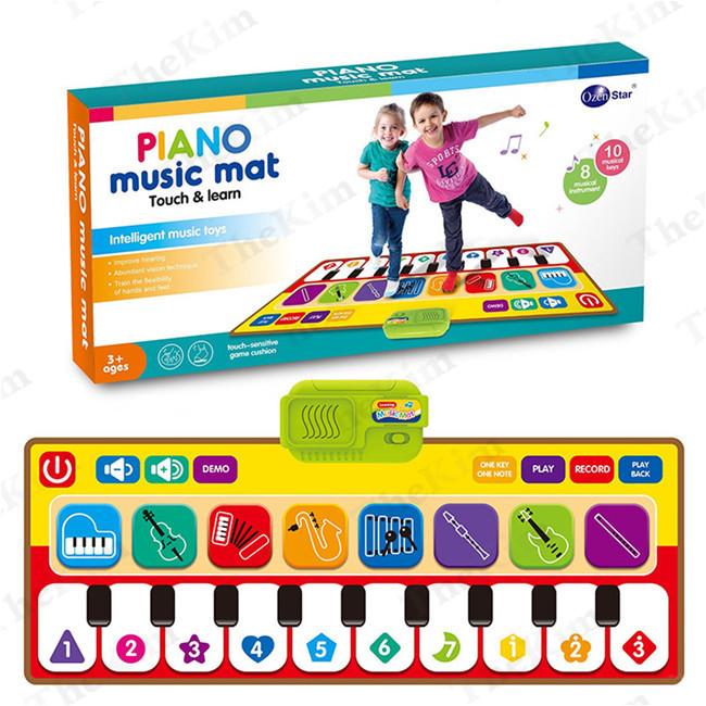 ピアノマット 音楽マット 知育玩具 10鍵盤 8種類楽器効果音 録音再生機能 スピーカー搭載 滑り止め 誕生日プレゼント ギフト 2歳 3歳 4歳 5歳  6歳 :xnertyycgq:THE KIM - 通販 - Yahoo!ショッピング