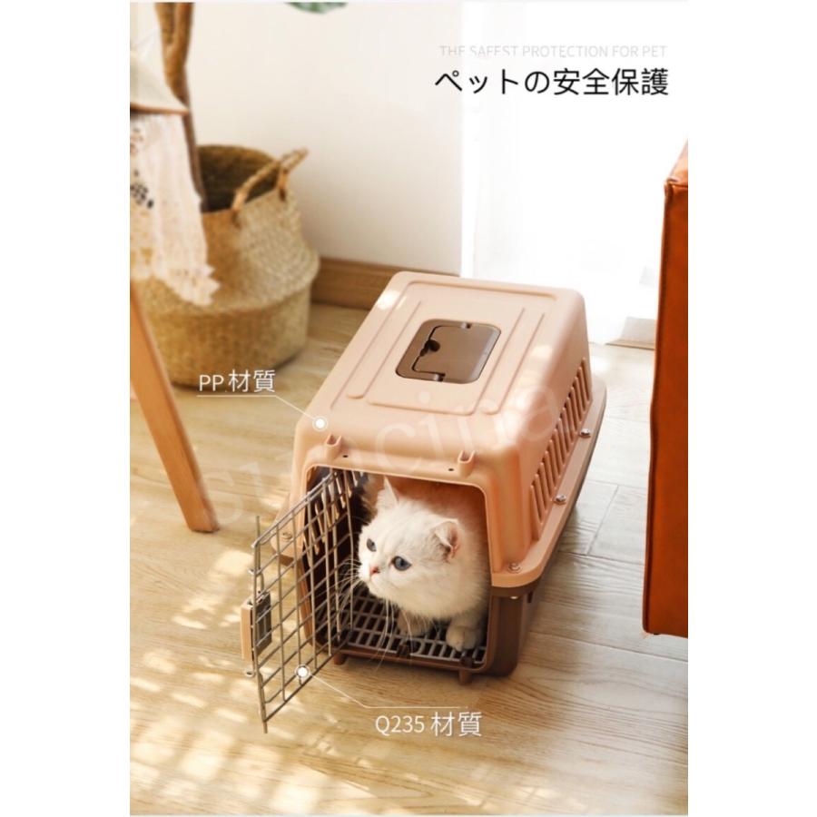ペットキャリー 犬 バッグ 機内 飛行機 ペットキャリーケース クレート 犬 猫ケージ|thekim|02