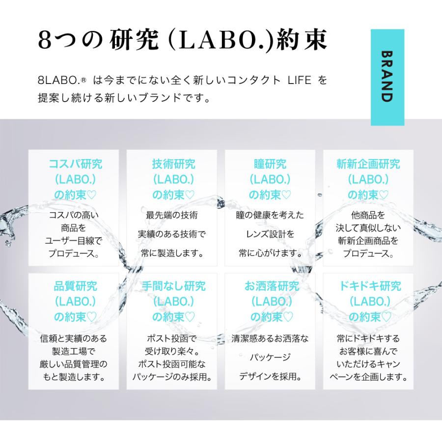 100万枚突破記念価格! コンタクトレンズ 1day【処方箋不要】【送料無料】NEW 180枚入り 大容量【2箱セット】8LABO. ワンデー コンタクト by ZERU. エイトラボ　｜thelab-online｜12