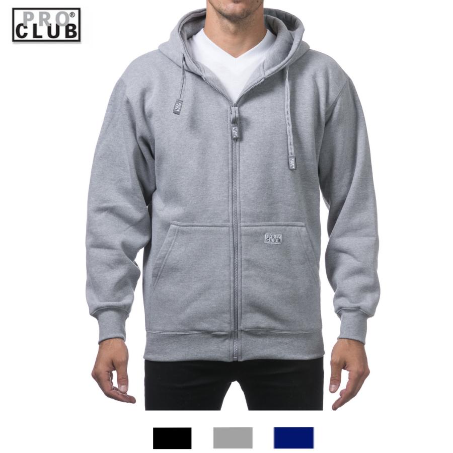 プロクラブ PRO CLUB ヘビーウェイト フル ジップ スウェット フード パーカー Heavyweight Full Zip Hood (13oz)143 | PRO CLUB