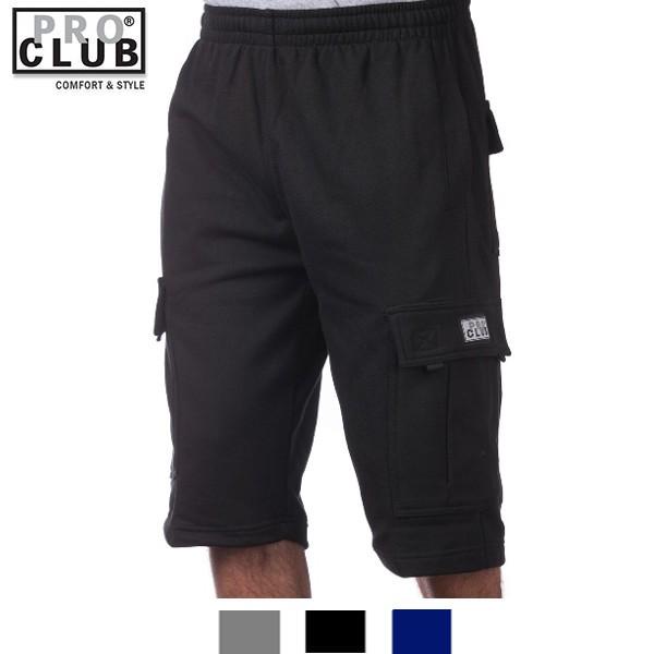プロクラブ PRO CLUB スウェットカーゴ ショーツ 短パン/Fleece Cargo Shorts：（3色） | PRO CLUB