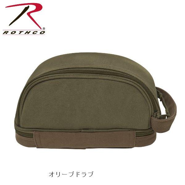 ロスコ デラックス トラベルキット【二層構造】 Rothco Deluxe Canvas Travel Kit 1854他（4色） | ROTHCO | 01