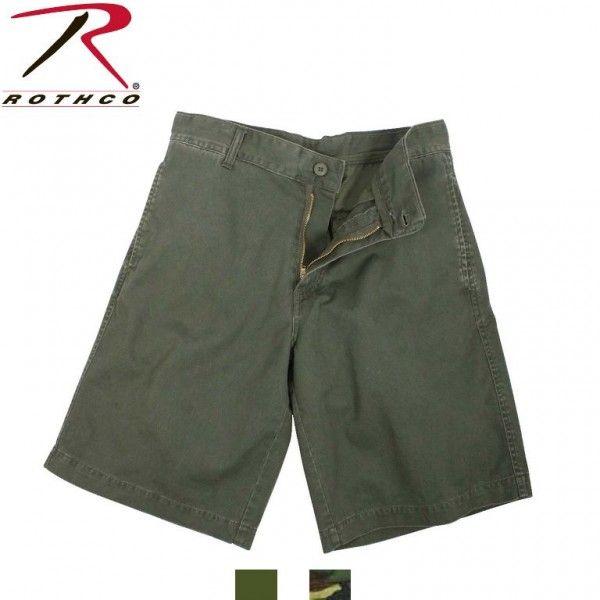 ROTHCO（ロスコ）ビンテージ フラットフロントショーツ/VINTAGE FLAT FRONT SHORTS：（2色） | ROTHCO