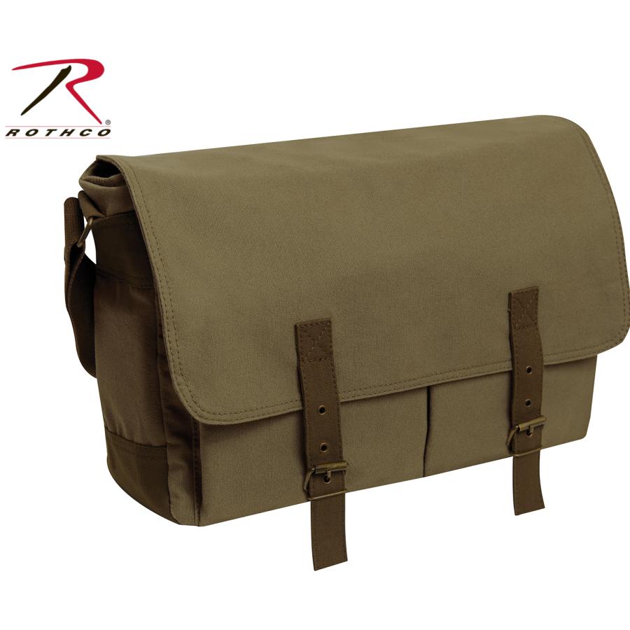 ROTHCO ロスコ デラックス ヴィンテージ キャンバス メッセンジャー バッグ 2759 | ROTHCO