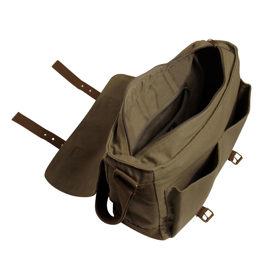 ROTHCO ロスコ デラックス ヴィンテージ キャンバス メッセンジャー バッグ 2759 | ROTHCO | 03