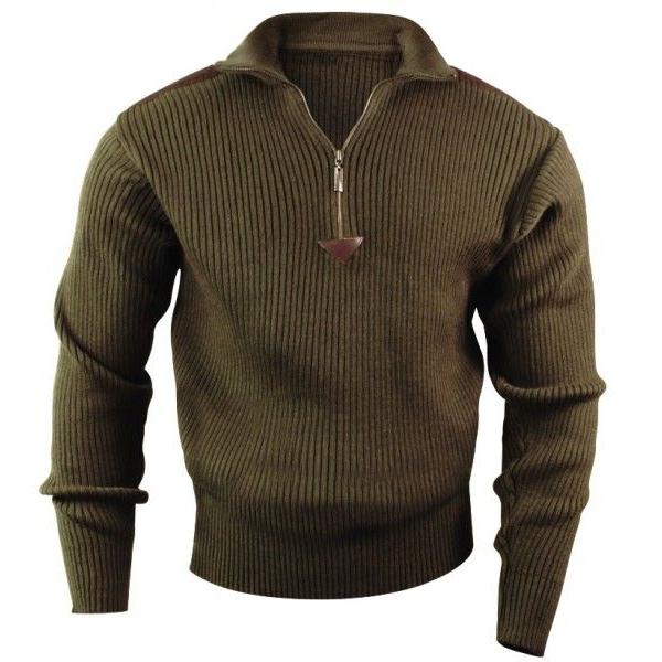 Rothco Quarter Zip Acrylic Commando Sweater（ロスコ クォータージップ コマンド セーター)3390他（2色） | ROTHCO | 01