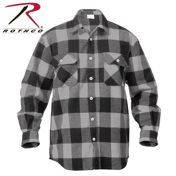 ロスコ バファロー チェック シャツ ROTHCO EXTRA HEAVYWEIGHT BRAWNY FLANNEL SHIRTS4667他（9色） | ROTHCO | 07