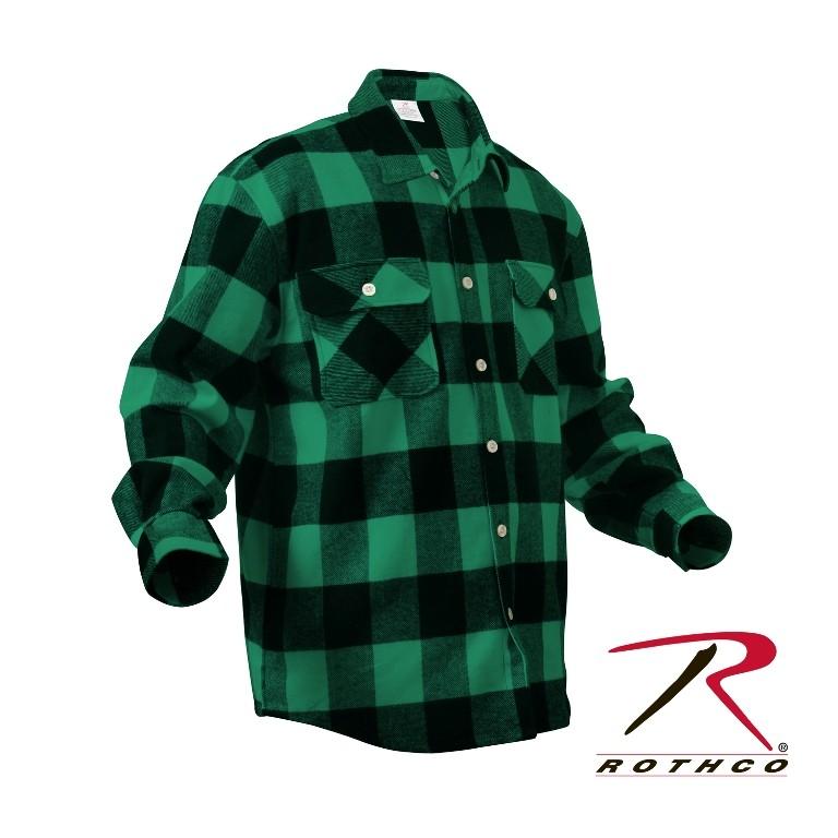 【ビッグサイズ】ロスコ バファロー チェック シ ャツ ROTHCO EXTRA HEAVYWEIGHT BRAWNY FLANNEL SHIRTS4667他（9 色） | ROTHCO | 03