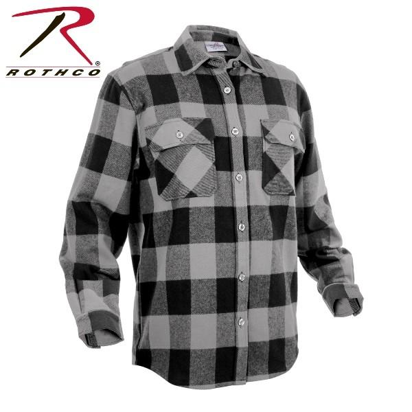 【ビッグサイズ】ロスコ バファロー チェック シ ャツ ROTHCO EXTRA HEAVYWEIGHT BRAWNY FLANNEL SHIRTS4667他（9 色） | ROTHCO | 04