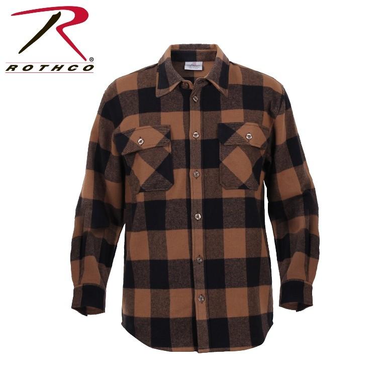 【ビッグサイズ】ロスコ バファロー チェック シ ャツ ROTHCO EXTRA HEAVYWEIGHT BRAWNY FLANNEL SHIRTS4667他（9 色） | ROTHCO | 08