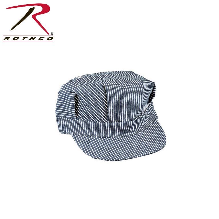ロスコ ヒッコリーストライプ エンジニア キャップ Rothco Hickory Stripe Engineer Cap 5448 | ROTHCO