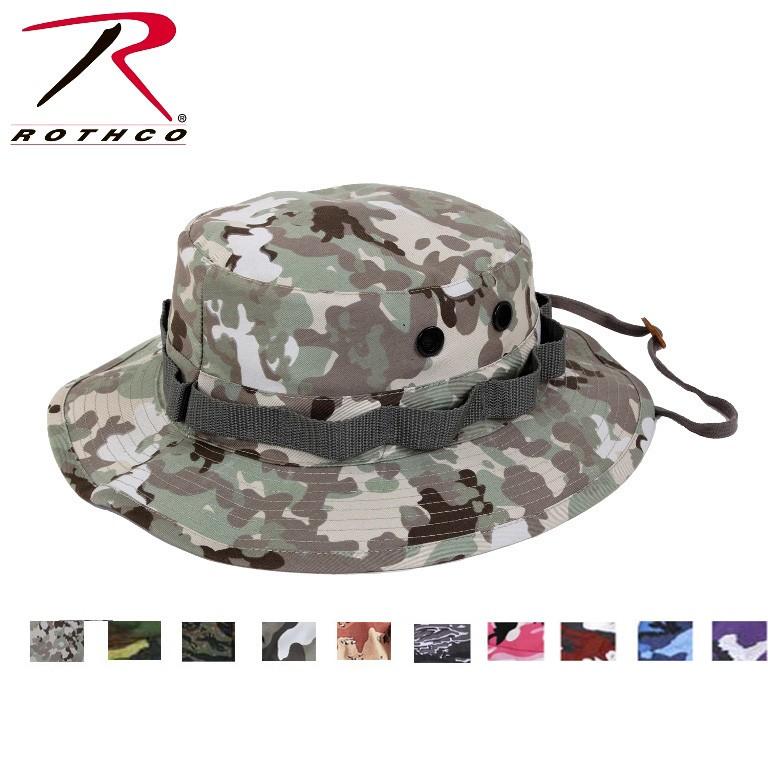 ロスコ迷彩カモ ブーニーハットRothco Camo Boonie Hat(12色） | ROTHCO