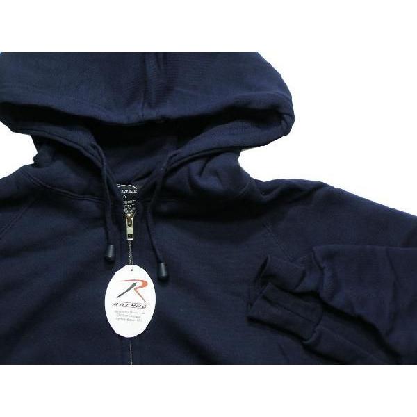 ROTHCO（ロスコ サーマル ライニング スウェットジップパーカービッグサイズ）6260/ネイビー | ROTHCO | 01