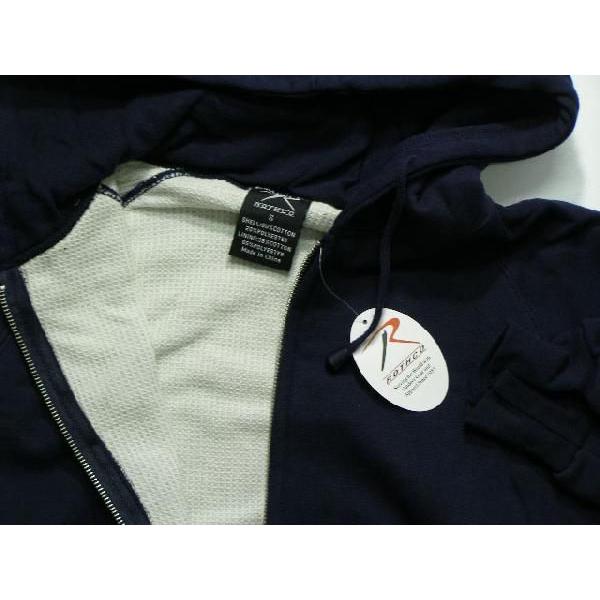 ROTHCO（ロスコ サーマル ライニング スウェットジップパーカービッグサイズ）6260/ネイビー | ROTHCO | 02