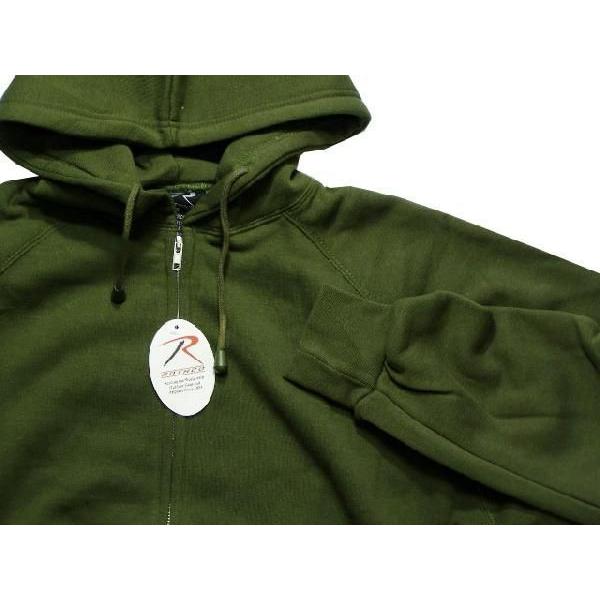 ROTHCO（ロスコ サーマル ライニング スウェットジップパーカービッグサイズ）6260 | ROTHCO | 01