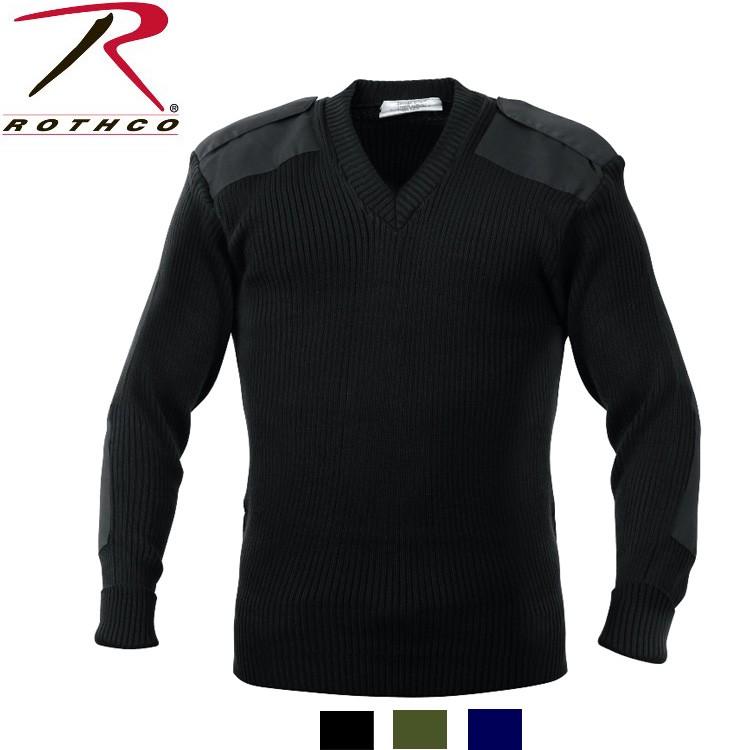 【ビッグサイズ】ROTHCO G.I..STYLE V-NECK SWEATERS（ロスコ Vネック コマンド セーター)6345他（3色） | ROTHCO