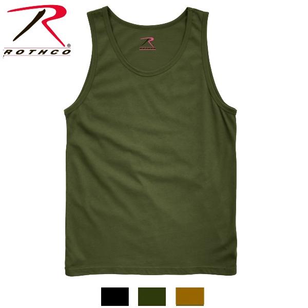 Rothco Solid Color Tank Tops（ロスコ 無地タンクトップ）6701他(2色） | ROTHCO