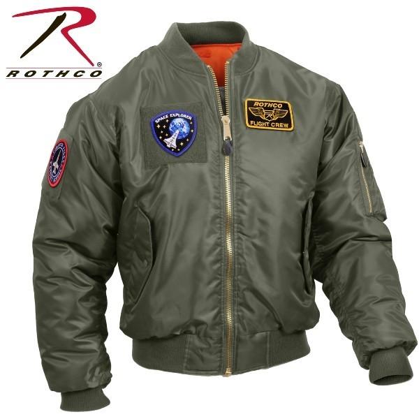 【ビッグサイズ】 ロスコMA-1フライトジャケット パッチ付き Rothco MA-1 Flight Jacket with Patches7250他（2色）｜thelargestselection｜05