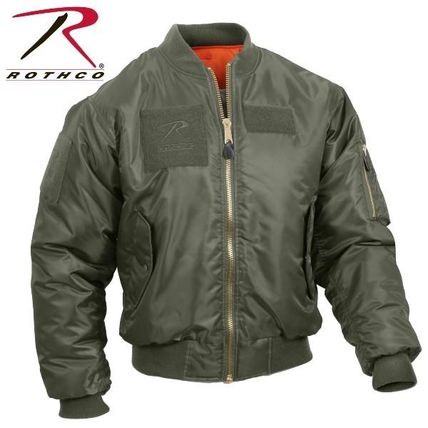 【ビッグサイズ】 ロスコMA-1フライトジャケット パッチ付き Rothco MA-1 Flight Jacket with Patches7250他（2色）｜thelargestselection｜07