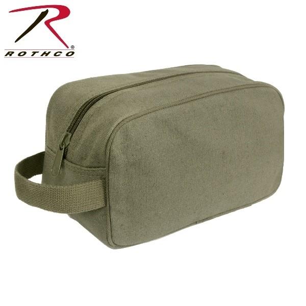 ロスコ キャンバス トラベル ポーチ Rothco Canvas Travel Kit Bag:8126他(6色) | ROTHCO | 01