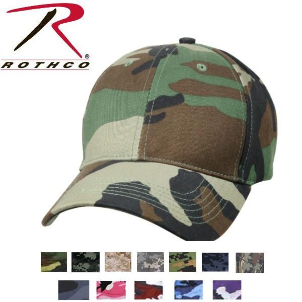 ロスコ迷彩キャップRothco Supreme Camo Low Profile Cap8285(14色) | ROTHCO