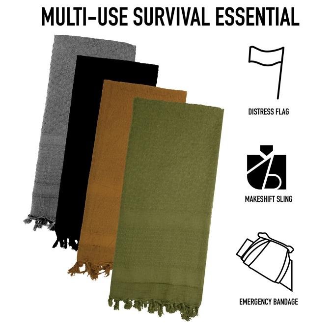 SALE【訳有】ロスコ 無地 デザートスカーフRothco Solid Color Shemagh Tactical Desert Scarf(9色） | ROTHCO | 05