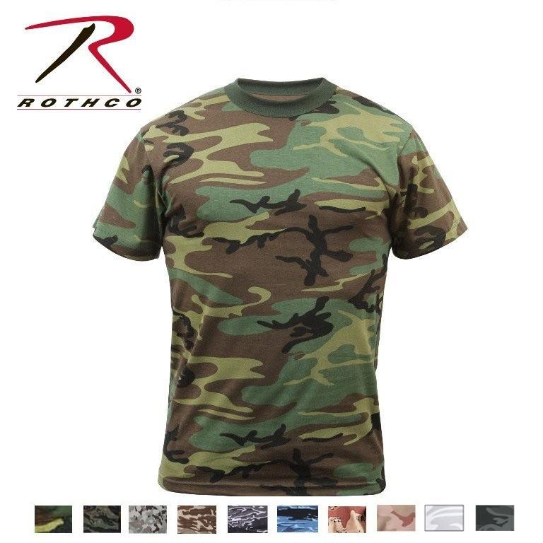 【ビッグサイズ】 Rothco Camo T-Shirts（ロスコ カモ Tシャツ）8777他(9色） | ROTHCO