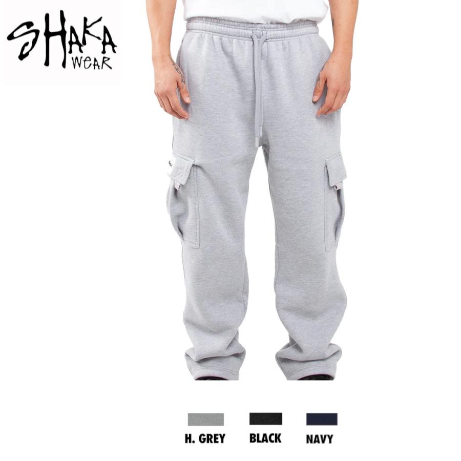 シャカウェア カーゴパンツ ヘビーウエイト ヘザーグレー Lサイズ (0066) SHAKA WeAR シャカ ウェアー 12.5oz ヘビーウェイト スウェット