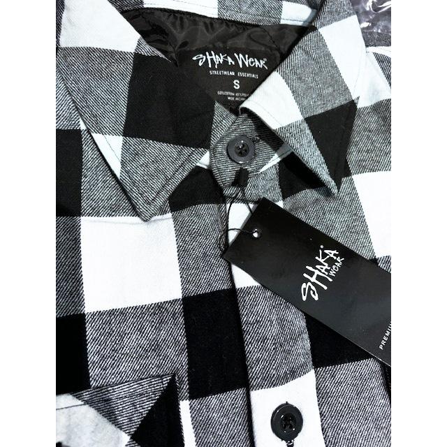【SALE】シャカ ウェアー SHAKA WeAR ブロック　チェック柄 フランネル ジャケット Flannel Jacket　シャツ (size S 〜M） | SHAKA WeAR | 04