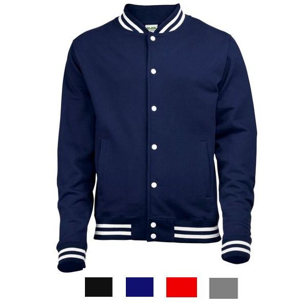 【UK】アウディス(Awdis )ベースボールスウェットジャケット College jacket | 