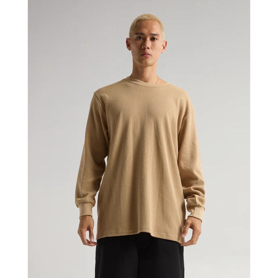 【大きいサイズ】シャカ ウェアー SHAKA WeAR 8.9 oz サーマル 長袖 ワッフル Tシャツ メンズ クルーネック Heavy Weight Thermal 2XL-3XL | SHAKA WeAR | 12