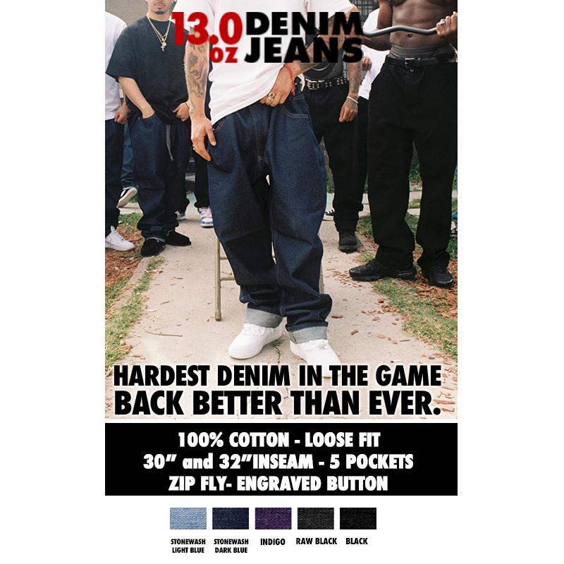 シャカ ウェアー SHAKA WeAR 13oz デニム ジーンズ ルーズ バギー フィット 13.0 oz Denim Jeans（4色） | SHAKA WeAR