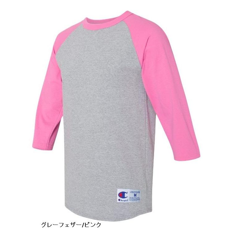 チャンピオン7分袖TシャツChampion  3/4 Raglan Baseball T-Shirt T137 | Champion | 03