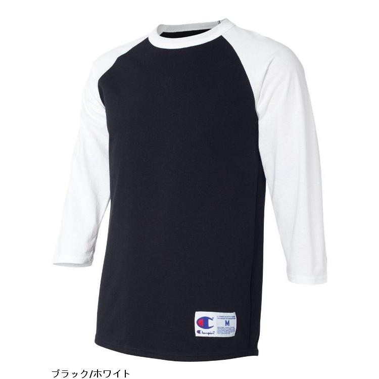チャンピオン7分袖TシャツChampion  3/4 Raglan Baseball T-Shirt T137 | Champion | 04