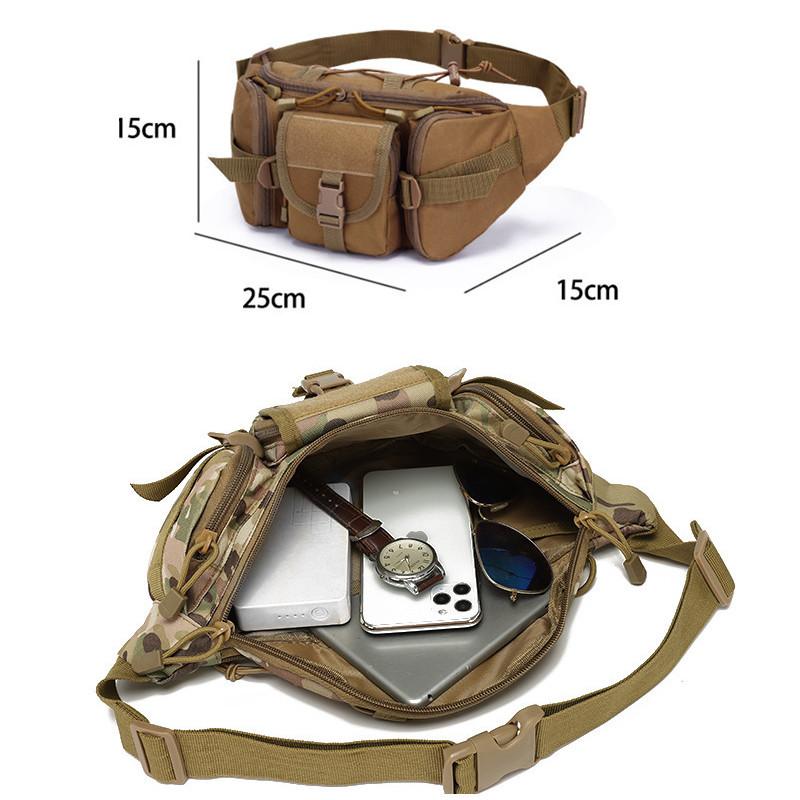 タクティカル ウエスト ポーチ ミリタリー バッグ 3ポケット TACTICAL BAG（5色） |  | 09