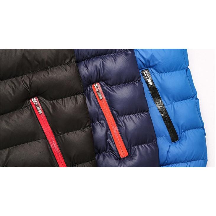 ダウン ジャケット コントラストカラー 中綿ブルゾン Down jacket Size L〜5XL |  | 06