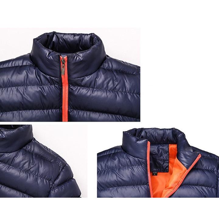 ダウン ジャケット コントラストカラー 中綿ブルゾン Down jacket Size L〜5XL |  | 09