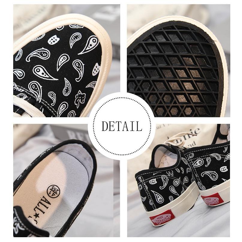 バンダナ柄 スニーカー スリッポン プリムソール Paisley bandana patter Sneakers シューズ | ROTHCO | 03