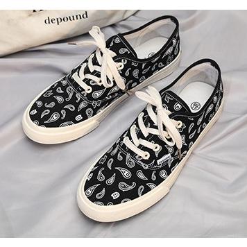 バンダナ柄 スニーカー スリッポン プリムソール Paisley bandana patter Sneakers シューズ | ROTHCO | 02