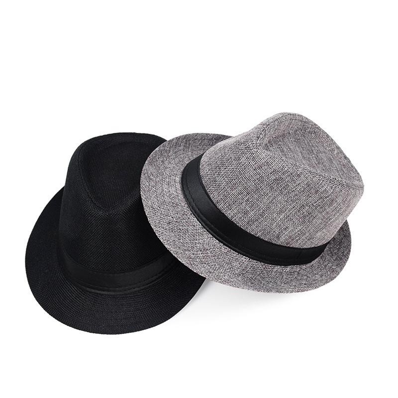 フェドーラ帽 中折れハット ソフト帽 ストローハット (9色)soft hat