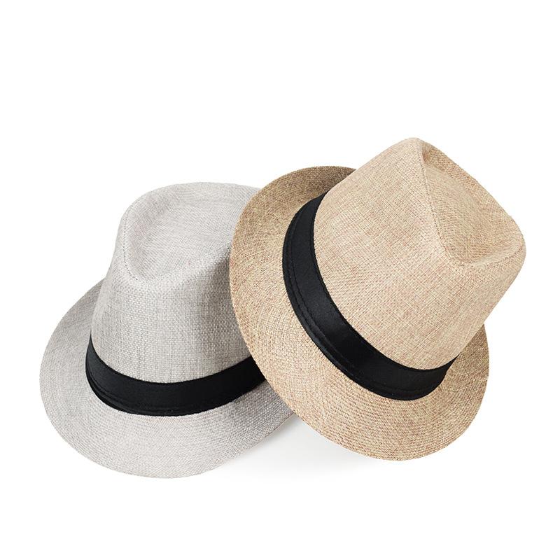 フェドーラ帽 中折れハット ソフト帽 ストローハット (9色)soft hat