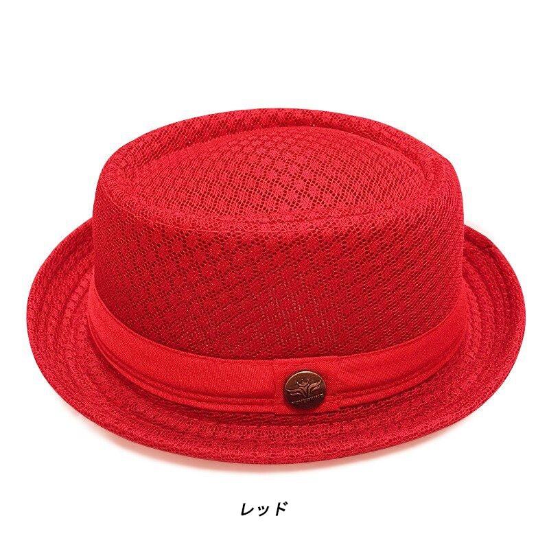 メッシュ ポークパイ ハット サマーハット (10色) PORK PIE HAT |  | 08