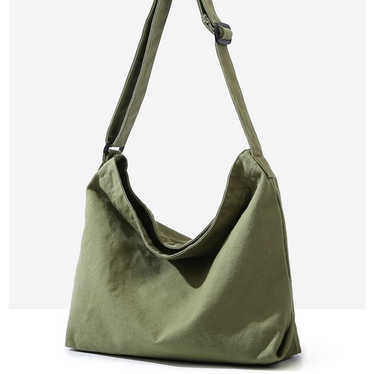 キャンバス ショルダーバッグ 帆布 Canvas Bag (4色）【送料無料】 |  | 05