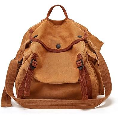 キャンバス ミリタリー ショルダーバッグ 帆布 スクエア―型 Canvas Bag【送料無料！】 |  | 08