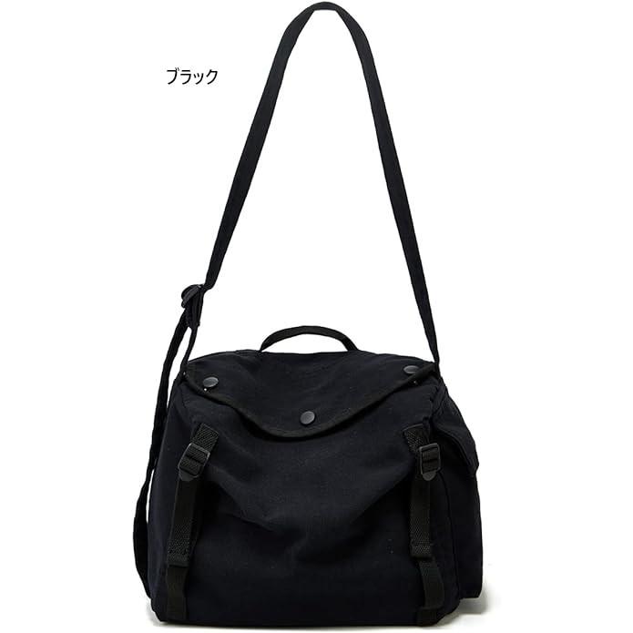 キャンバス ミリタリー ショルダーバッグ 帆布 スクエア―型 Canvas Bag【送料無料！】 |  | 02